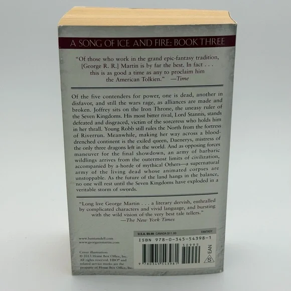 A Storm of Swords by George R.R. Martin - Paperback - Picture 2 of 3